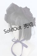axes femme kawaii / ベルベットドールハーフボンネット  パープル O-25-04-22-036-AX-AC-OW-OS