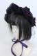 画像1: axes femme kawaii / ベルベットドールハーフボンネット  パープル O-25-04-22-036-AX-AC-OW-OS (1)