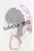 BABY,THE STARS SHINE BRIGHT / Emiliaギンガムヘッドドレス（2023年）  えんじ O-25-05-30-1059-BA-AC-OW-OS