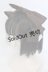 axes femme kawaii / 斜めリボンカチューシャ  ブラウン O-25-04-22-039-AX-AC-OW-OS