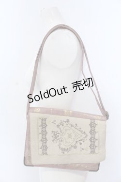 画像2: axes femme / トランプ型バッグ  ピンク×アイボリー O-25-04-22-006-AX-BG-IG-ZT087