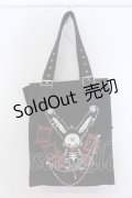 Deorart / ×てりィ'S Factory トートバッグ  ブラック O-25-04-22-008-PU-BG-IG-OS