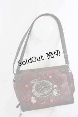 画像2: axes femme / トランク風メルヘンバッグ  ワイン O-25-04-22-009-AX-BG-IG-OS