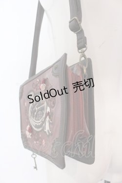 画像4: axes femme / トランク風メルヘンバッグ  ワイン O-25-04-22-009-AX-BG-IG-OS