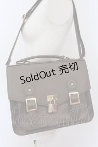 Amavel / カギ付ミニサッチェルバッグ  ブラウン O-25-04-22-010-CA-BG-IG-ZT087