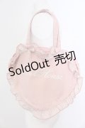 PINK HOUSE / ハートフリルバッグ  ピンク O-25-04-22-012-LO-BG-IG-OS