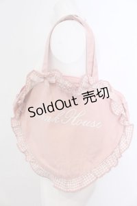 PINK HOUSE / ハートフリルバッグ  ピンク O-25-04-22-012-LO-BG-IG-OS