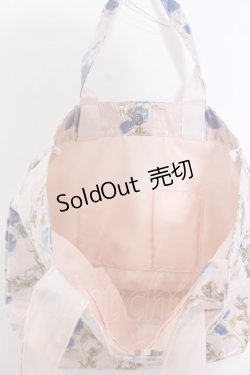 画像2: JESUS DIAMANTE / オリジナルプリントスペシャルトートBAG バッグ  ブルーローズピンク O-25-04-22-013-JE-BG-IG-ZT0425B