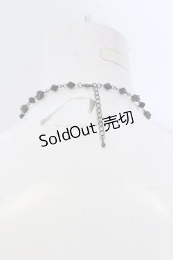 画像2: BPN / ブラッククリスタルネックレス  ブラック O-25-04-22-002-GO-AC-OW-OS