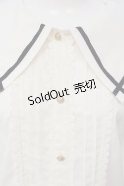 画像2: axes femme kawaii / セーラー襟ブラウス  アイボリー O-25-04-24-032-AX-BL-IG-OS