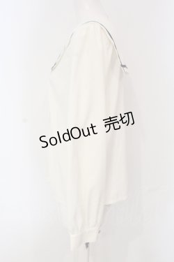 画像3: axes femme kawaii / セーラー襟ブラウス  アイボリー O-25-04-24-032-AX-BL-IG-OS