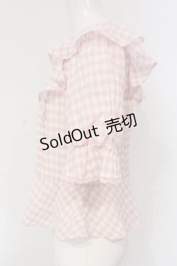 画像3: LODISPOTTO / ギンガムプルオーバー  ピンク O-25-04-24-041-LO-TO-IG-ZT210