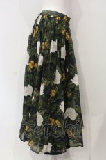 画像2: 【SALE】INGEBORG / 花柄ロングスカート 3 ネイビー O-25-04-24-051-LO-SK-IG-ZT277 (2)
