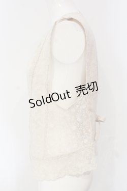 画像2: INGEBORG / レースベスト 9 ベージュ O-25-04-24-057-LO-TO-IG-OS