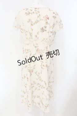 画像4: INGEBORG / フラワープリントはしごレースワンピース 9 アイボリー O-25-04-24-061-LO-OP-IG-OS