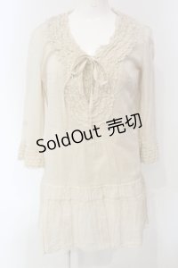 INGEBORG / ローンフリルチュニック・タンクセット 9 アイボリー O-25-04-24-063-LO-BL-IG-OS