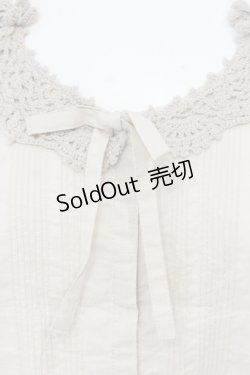 画像2: INGEBORG / レースカラータックブラウス 9 アイボリー O-25-04-24-064-LO-BL-IG-OS