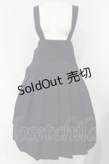 Jane Marple / コンパクトウェザークロス リボンサスペンダースカート M ネイビー O-25-04-24-008-JM-SK-IG-ZT236