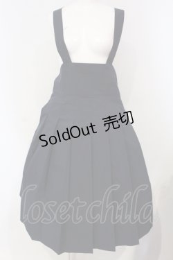 画像1: Jane Marple / コンパクトウェザークロス リボンサスペンダースカート M ネイビー O-25-04-24-008-JM-SK-IG-ZT236