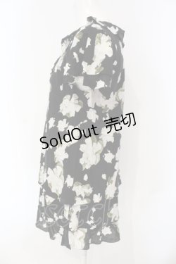 画像2: INGEBORG / フラワーフリルチュニック 11 クロ O-25-04-24-071-LO-TO-IG-ZI