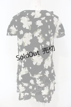 画像3: INGEBORG / フラワーフリルチュニック 11 クロ O-25-04-24-071-LO-TO-IG-ZI
