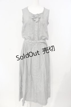 画像1: INGEBORG / ギンガムチェックロングワンピース  クロ×シロ O-25-04-24-072-LO-OP-IG-ZI