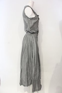 画像3: INGEBORG / ギンガムチェックロングワンピース  クロ×シロ O-25-04-24-072-LO-OP-IG-OS
