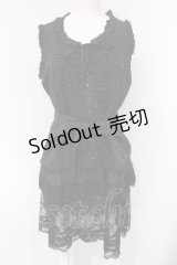 INGEBORG / ピコフリルノースリーブチュニック 9 クロドット O-25-04-24-073-LO-OP-IG-OS