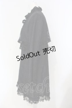 画像3: INGEBORG / 総レースくるみボタンワンピース 9 クロ O-25-04-24-083-LO-OP-IG-ZI