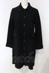INGEBORG / タックロングカーディガン 9 クロ O-25-04-24-084-LO-JA-IG-OS