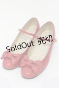 Leur Getter / リボン付本革シューズ 22.5cm アカ O-25-04-24-093-LU-SH-IG-OS