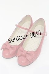Leur Getter / リボン付本革シューズ 22.5cm アカ O-25-04-24-093-LU-SH-IG-OS