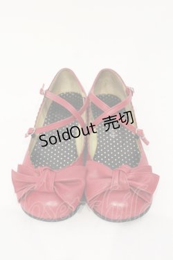 画像2: Emily Temple cute / リボンシューズ 22.5cm アカ O-25-04-24-094-ET-SH-IG-OS