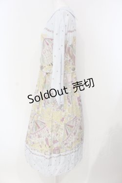 画像3: Jane Marple Dans Le Salon / La fete foraineワーキングドレス M サックス O-25-04-24-011-JM-OP-IG-OS