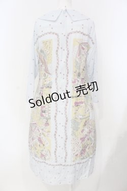 画像4: Jane Marple Dans Le Salon / La fete foraineワーキングドレス M サックス O-25-04-24-011-JM-OP-IG-OS