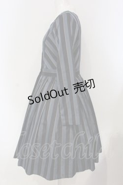 画像3: Jane Marple / Regimental stripe lycee onepice M ネイビー O-25-04-24-012-JM-OP-IG-OS