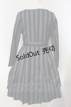 画像4: Jane Marple / Regimental stripe lycee onepice M ネイビー O-25-04-24-012-JM-OP-IG-OS