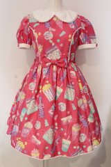 Angelic Pretty / Fancy Candyワンピース  ピンク O-25-04-24-013-AP-OP-IG-OS