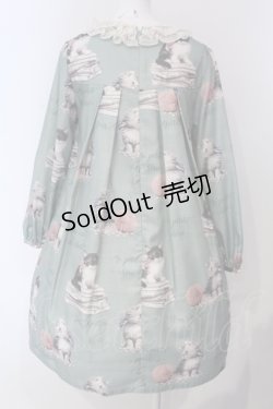 画像4: Leur Getter / Leur Kitten袖付きワンピース  ミント O-25-04-24-014-LU-OP-IG-OS
