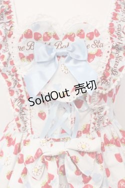 画像2: BABY,THE STARS SHINE BRIGHT / Berry Berry Strawberry Parfait〜くみゃちゃんアイスを添えて〜ジャンパースカートII  サックス O-25-04-24-019-BA-OP-IG-OS
