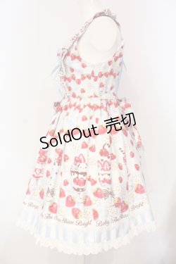 画像5: BABY,THE STARS SHINE BRIGHT / Berry Berry Strawberry Parfait〜くみゃちゃんアイスを添えて〜ジャンパースカートII  サックス O-25-04-24-019-BA-OP-IG-OS