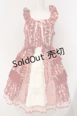 Angelic Pretty / Petit Bouquetジャンパースカート  アカ O-25-04-24-020-AP-OP-IG-OS