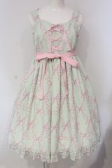 Angelic Pretty / Sweetie Ribbonジャンパースカート  ミント O-25-04-24-024-AP-OP-IG-OS