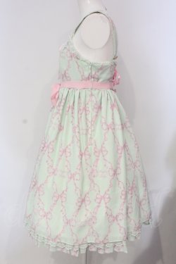 画像3: Angelic Pretty / Sweetie Ribbonジャンパースカート  ミント O-25-04-24-024-AP-OP-IG-OS