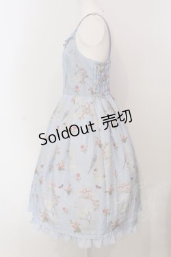 画像3: Melody BasKet / 鳥籠と薔薇のジャンパースカート  サックス O-25-04-26-024-LO-OP-IG-OS
