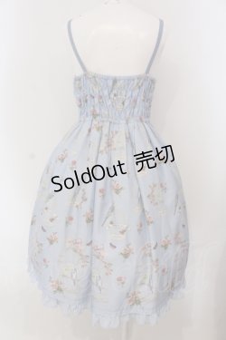 画像4: Melody BasKet / 鳥籠と薔薇のジャンパースカート  サックス O-25-04-26-024-LO-OP-IG-OS