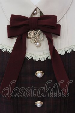 画像2: Amavel / Tarte Fillingクラシカルチェックワンピース  ワイン O-25-04-26-026-CA-OP-IG-OS