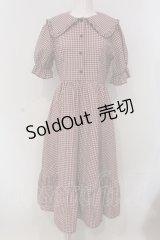 m petit by misako / ギンガムチェックワンピース M アカ O-25-04-26-029-LO-OP-IG-OS