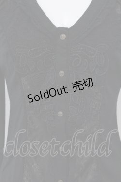 画像2: Rozen Kavalier / レースデザインカーディガン  ブラック O-25-04-26-032-OO-TO-OW-OS