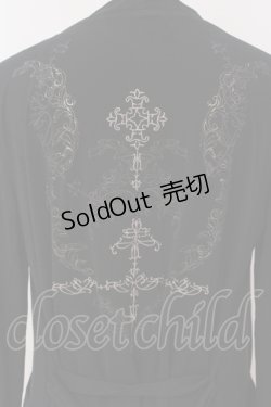画像4: Rozen Kavalier / クロスエンブロイダリーロングカーディガン  ブラック O-25-04-26-038-OO-TO-OW-OS